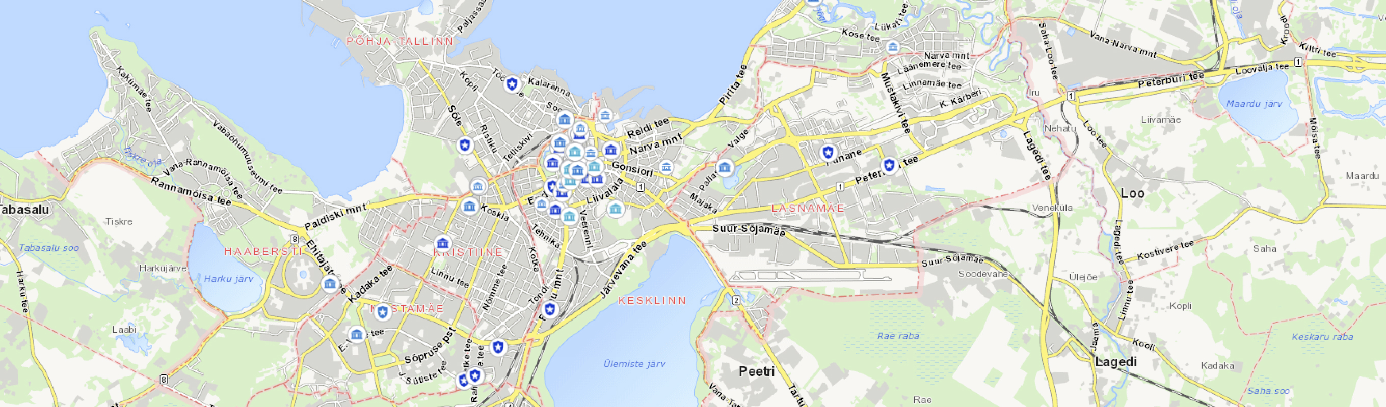 Tallinn city map